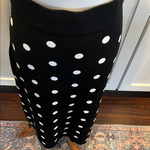 Victor Glemaud Black and White Dot Pencil Skirt Size S - Picture 3 of 8
